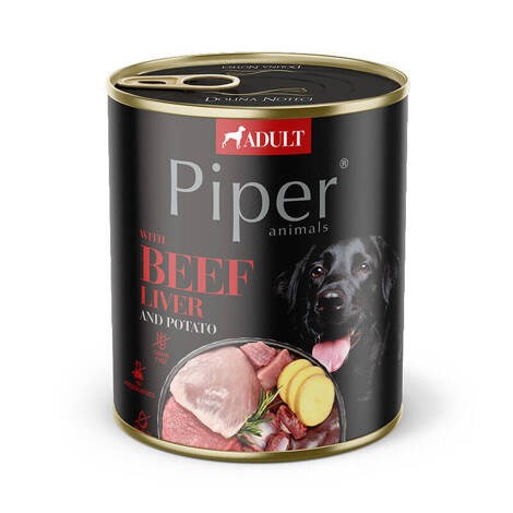 Dolina Noteci Piper with beef liver and potatoes - Wet dog food 800 g