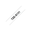 Brother | TZe-S131 Strong Adhesive Laminated Tape | Black on Clear | TZe | 8 m | 1.2 cm