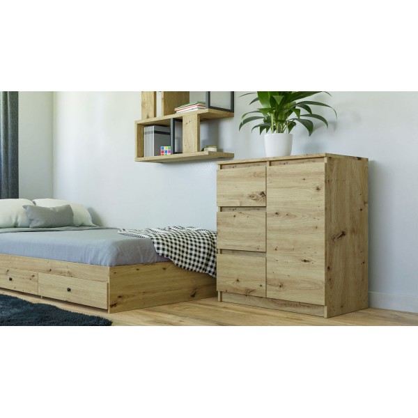 Topeshop 1D3S ARTISAN KPL office bookcase