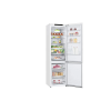 LG | Refrigerator | GBB72SWVGN | Energy efficiency class D | Free standing | Combi | Height 203 cm | No Frost system | Fridge net capacity 233 L | Freezer net capacity 107 L | Display | 35 dB | White