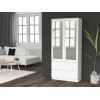 Topeshop SS-90 BIEL LUSTRO bedroom wardrobe/closet 5 shelves 2 door(s) White