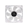 CASE FAN 120MM TRANSP 3PIN+4P/RED 12V XF046 XILENCE