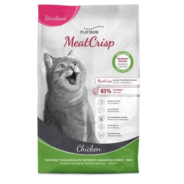 PLATINUM MeatCrisp Sterilised Chicken - dry ...