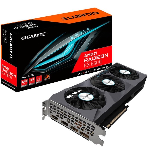 Graphics Card|GIGABYTE|AMD Radeon RX 6600|8 GB|128 ...