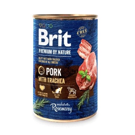 BRIT Premium by Nature Pork with Trachea - Wet dog food - 400 g