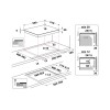 Whirlpool WL B4560 NE/W White Built-in 59 cm Zone induction hob 4 zone(s)