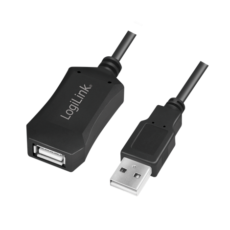 Logilink | USB 2.0 repeater 5m | USB-A to USB-A USB A male | USB A female