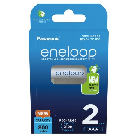 Panasonic | ENELOOP BK-4MCDE/2BE | AAA | 800 mAh | 2 pc(s)