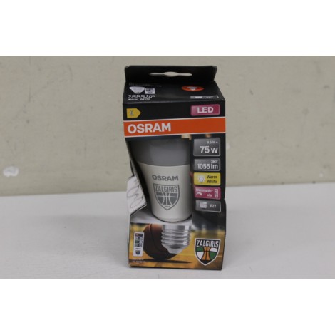 SALE OUT. Osram Žalgiris Edition E27 1055lm LED lamp with remote | Osram Žalgiris Edition E27 1055lm LED Lamp with Remote | E27 | 9.5 W | 2700K warm white, green | DAMAGED PACKAGING