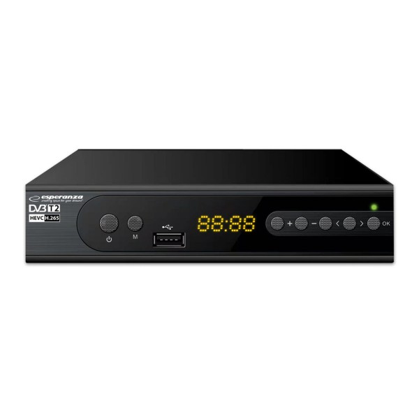 Esperanza EV106P Digital DVB-T2 H.265/HEVC tuner, ...