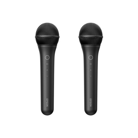 Epson ELPKM01 Wireless Karaoke Microphone Pair, Black
