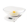 Adler AD 3137 Kitchen scales, Capacity 5 kg , Graduation 1g, Big LCD Display, Auto-zero/Auto-off, Large bowl, White | Adler | Adler AD 3137 | Maximum weight (capacity) 5 kg | Graduation 1 g | Display type LCD | White