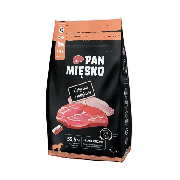 Pan Mięsko Cielęcina z indykiem sucha ...