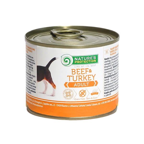 NATURE'S PROTECTION Adult Beef and Turkey ...