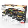 Adler | Raclette - electric grill | AD 6616 | Table | 1400 W | Black/Stainless steel