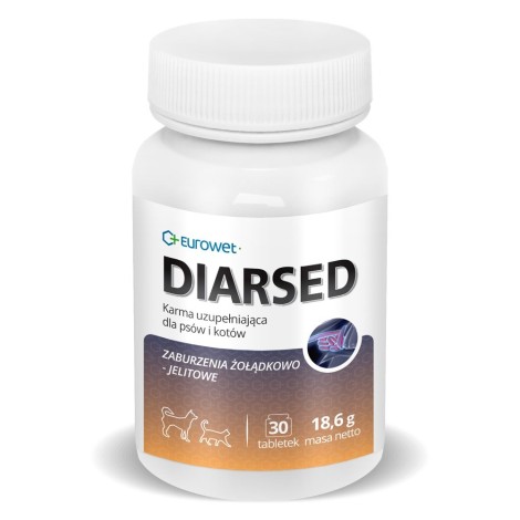 EUROWET Diarsed - supplements for dogs and cats - 30 tablets