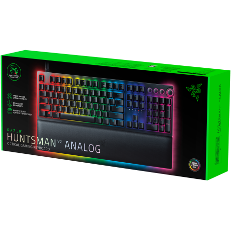 Razer | Huntsman V2 | Black | Gaming keyboard | Wired | Optical | RGB LED light | US