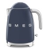 Smeg KLF03NBEU electric kettle 1.7 L 2400 W Blue, Chrome