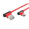 Natec Prati, Angled USB Type C to Type A Cable 1m, Red | Natec | Angled USB Type C to USB Type A | Prati | USB Type C | USB Type-A