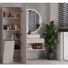 BATHROOM CABINET NEL DD 1K BASKET CASMERE COLOUR LONG DOORS