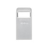 Kingston | USB 3.2 Flash Drive | DataTraveler micro | 64 GB | USB 3.2 | Silver