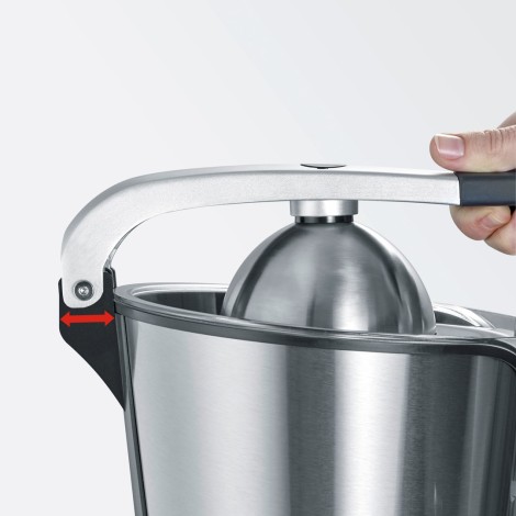 Severin SEV CP 3544 ZITRUSPRESSE citrus press Stainless steel Black, Stainless steel