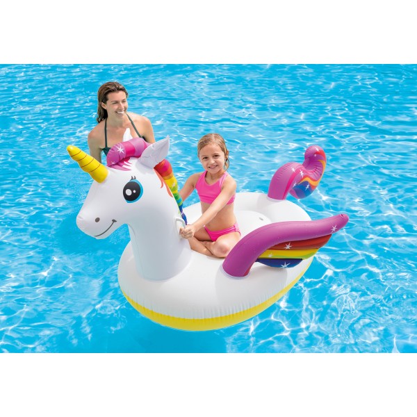 Intex Enchanted Unicorn Ride-On Pool Float ...