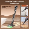 Jimmy Vacuum Cleaner and Washer | PW11 Plus | Cordless operating | Washing function | 400 W | 21.6 V | Operating time (max) 40-75 min | Black/Silver