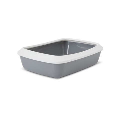 SAVIC IRIZ Litter tray with rim - 42 cm - grey
