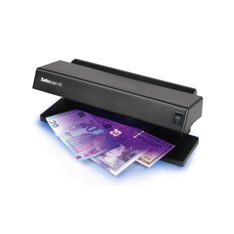 SAFESCAN | 45 UV Counterfeit detector | Black | Suitable for Banknotes, ID documents | Number of detection points 1