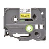 Brother | TZe-641 Laminated Tape | Black On Yellow | TZe | 8 m | 1.8 cm