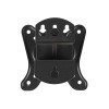 Maclean MC-415 TV Monitor Wall Mount 13"-32" 30kg Tilt Rotate max. VESA 100x100 30kg Black Slim Universal Powder Coated