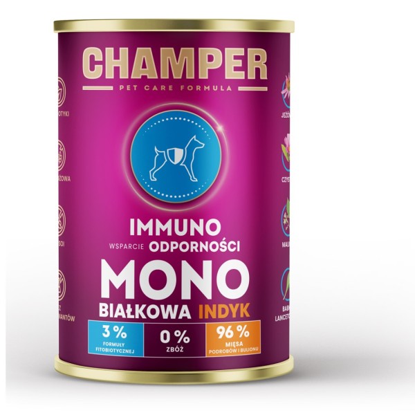 CHAMPER Immuno Turkey - wet dog ...