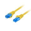 LANBERG PATCHCORD S/FTP CAT.6A 3M YELLOW LSZH