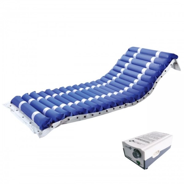 Tubular anti-decubitus mattress with detachable sections ...