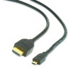 CABLE HDMI-MICRO HDMI 1.8M/V.2.0 BLK CC-HDMID-6 GEMBIRD