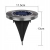 Maclean MCE318 LED Solar Pathway Lights with Ground Spike 12 LED SMD Neutral White 4000K 0.7 W Solar Lamp for Outdoor Path Light Garden Lights IP44