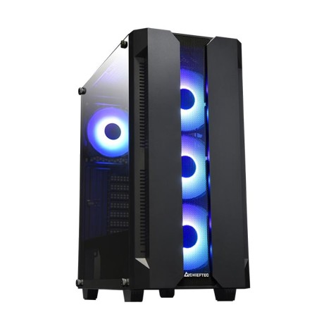 Case|CHIEFTEC|HUNTER|MidiTower|Not included|ATX|MiniITX|Colour Black|GS-01B-OP