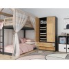 Topeshop SZAFA MALWA AN/AR K bedroom wardrobe/closet 5 shelves 2 door(s)