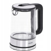 Mesko | Kettle | MS 1301b | Electric | 1850 W | 1.7 L | Glass/Stainless steel | 360° rotational base | Black