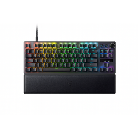 Razer Huntsman V3 Pro Tenkeyless 8KHz | Gaming keyboard | Wired | US | Black | USB Type-C | Razer Analog Optical Switch Gen-2