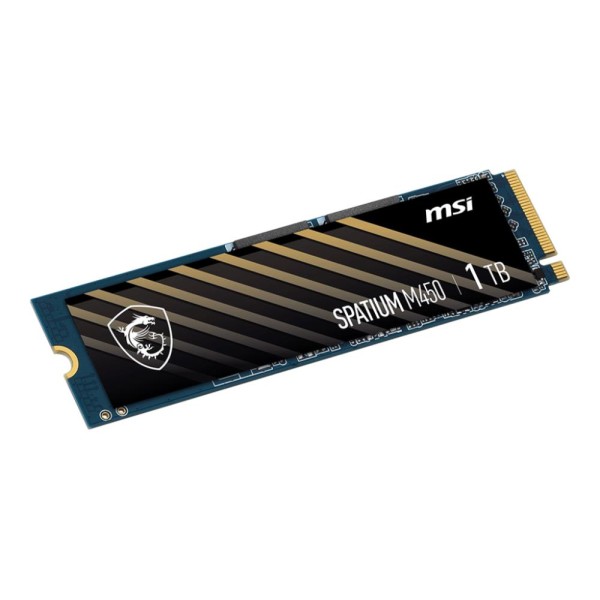 SSD|MSI|SPATIUM M450|1TB|M.2|PCIe Gen4|NVMe|3D NAND|Write speed 3000 ...