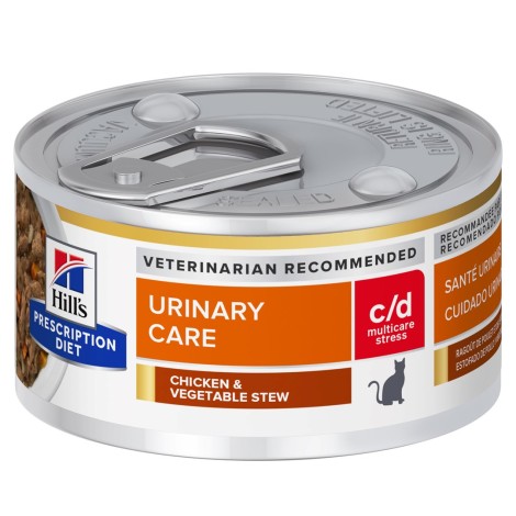 HILL'S PD Feline c/d Urinary Stress Stews - wet cat food - 82 g