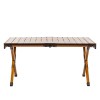Folding camping garden table DREVO 90cm