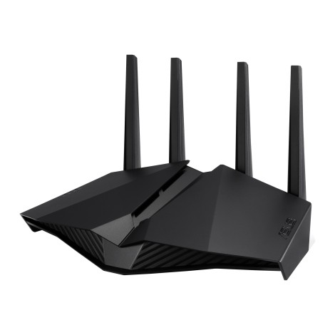 Router | RT-AX82U | 802.11ax | 574 + 4804 Mbit/s | 10/100/1000 Mbit/s | Ethernet LAN (RJ-45) ports 4 | Mesh Support Yes | MU-MiMO Yes | 3G/4G data sharing | Antenna type External | 1 x USB 3.2 Gen 1