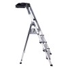 Krause Secury Folding ladder silver