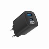 CHARGER USB 30W 2PORT/TA-UC-PDQC30LCD-BK-01 GEMBIRD