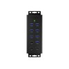 Raidsonic | 7-port Industrial hub | IB-HUB1703-QC3 | USB Type-A