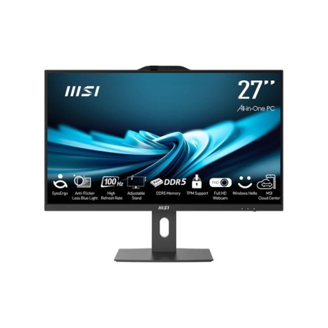 MSI AIO PRO AP272P 1M-845EU Core7-150U 27" IPS LED FHD Non-Touch Anti-Glare 16GB SSD1TB M.2 AX211 WiFi 6E Windows 11 Pro Black