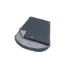 Outwell Campion Lux Double Left-Zipper Sleeping Bag for Couples, Grey | Outwell